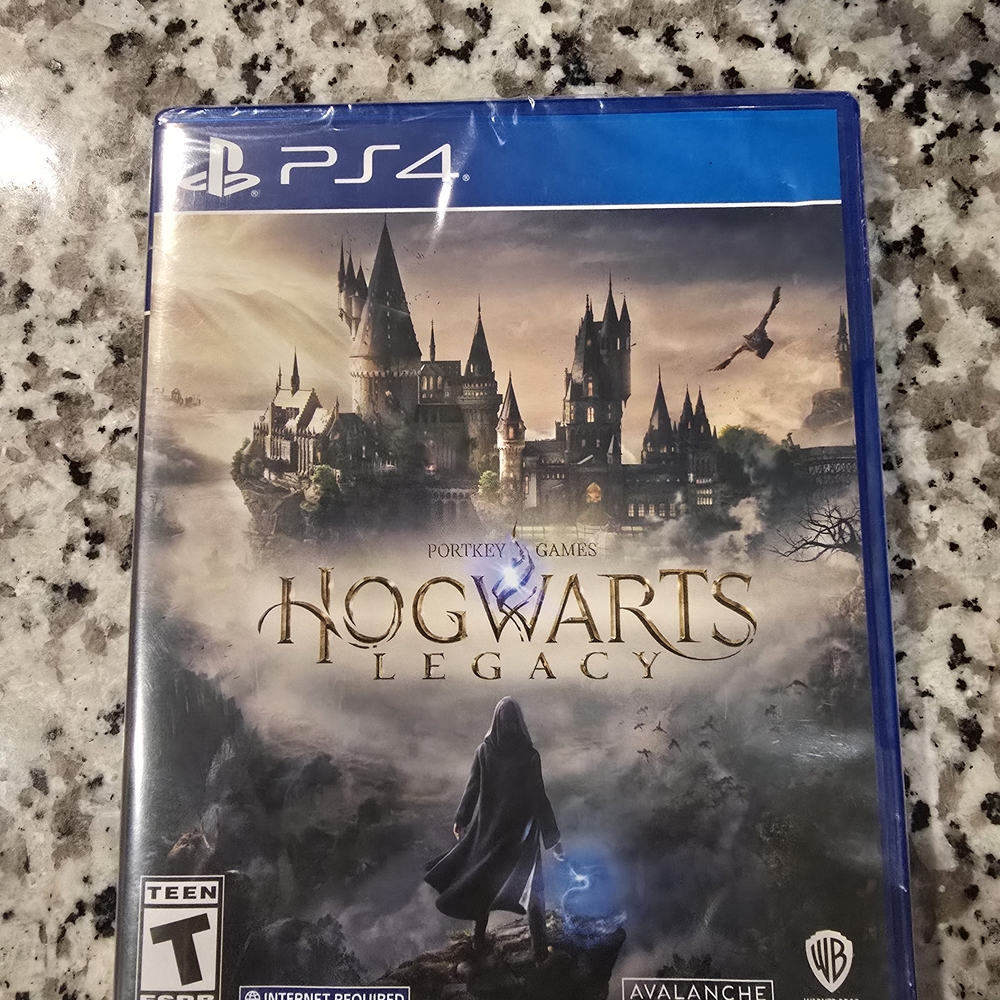 Sony PS4 Hogwarts Legacy Video Game - Blue Cover